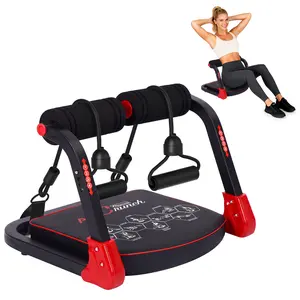 HOPHORSE Sit-Up Exercise Equipment, Ab Crunch Machine Roll-up Machine,Portable Ab Crunch Exercise Machine, Abdominal Workout Machine for Home Gym, Core Ab Exercise System Trainer, TikTokShopBlac