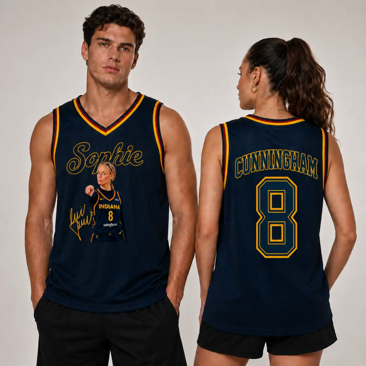 Sophie Cunningham 8 Women Basketball Vintage Jerseys Shirt