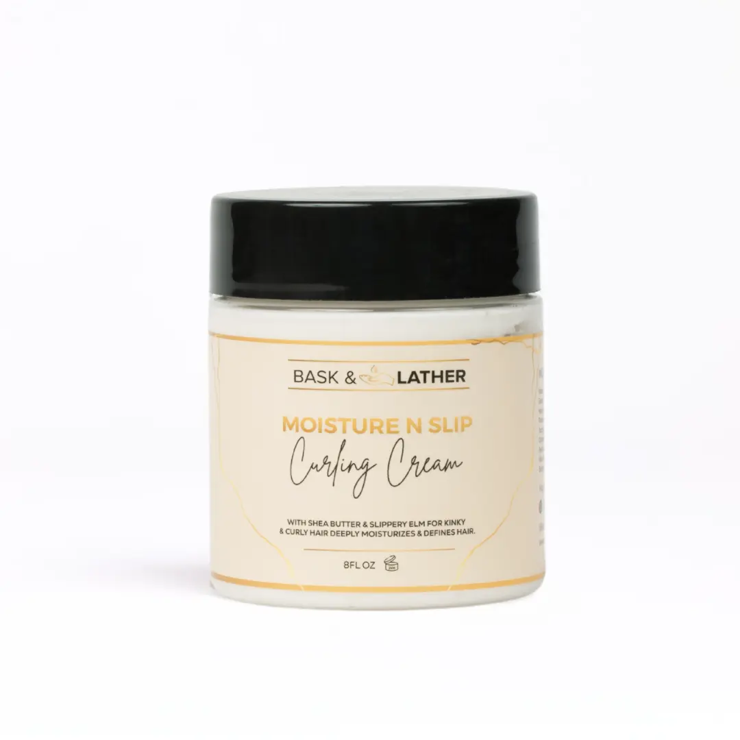 Moisture N Slip Curling Cream For Curly & Wavy Hair Coils Moisture N Slip Curling Cream For Curly & Wavy Hair Coils