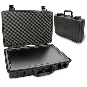 CASMATIX Portable Monitor Case for 15.6" to 17" Gaming Monitors or Laptop with Padded Foam - Waterproof Travel Case Only CRUSHPROOF PROTECTION with Shock-Absorbing Foam Interior