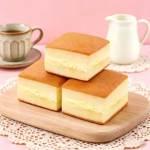 Ambient Banana Milk Flavor Wheat Pastry Cake - Cloud-Like Crumb, a Perfect Pairing for Every Bite,summervibes