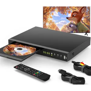 Blu Ray DVD Player Dolby Digital TrueHD/DTS ad 1080P , Play  DVDs ad Regio A 1 Blu-Rays, Support Max 128G USB Flash Drive + HDMI/AV/Coaxial Output + Built-i PAL/TSC with HDMI/AV