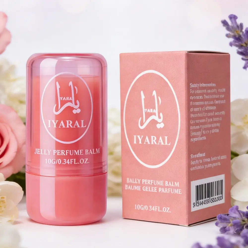 IYARAL Strawberry Scent Fruity EDP Solid Perfume Stick for Women, 24 Months Long-Lasting Scented Balm, Mini Travel Size Women's Fragrance, Portable for Travel-Purse, 0.34 oz Limited Edition Multi-Pack, Lightweight and Non-Sticky, Daily Application, Apply,