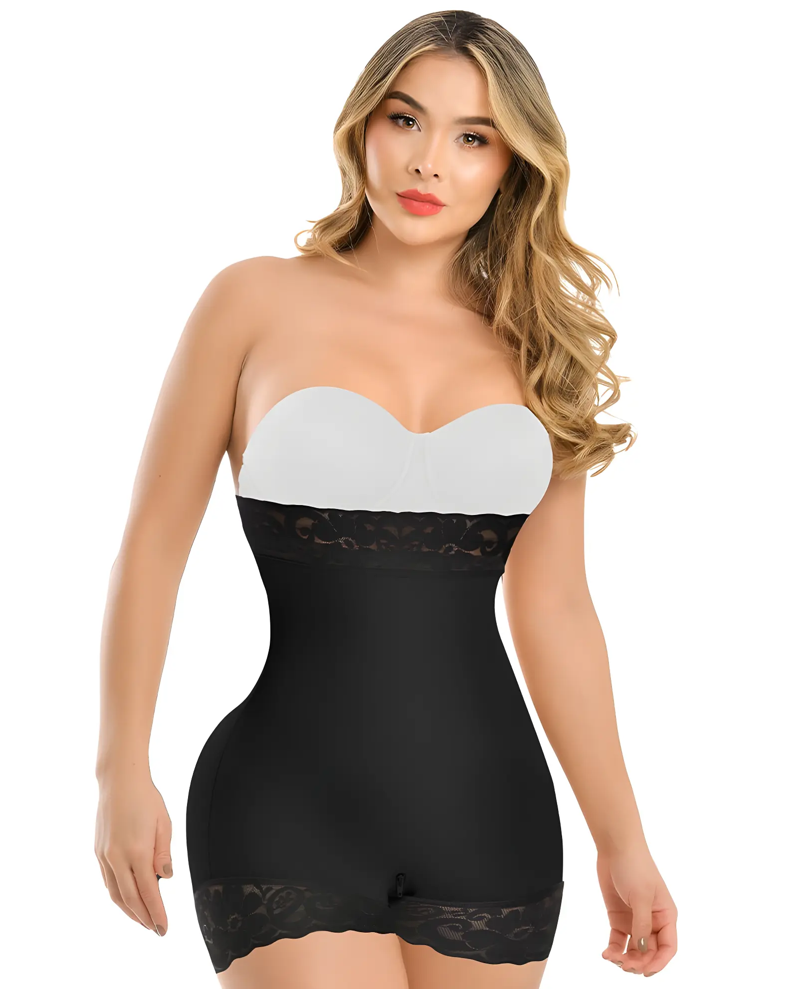 Ann Michell Sublime 1385 – Stage 3 Colombian Invisible High-Waist Shaping Shorts with Lace