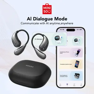 MINISO X33 Wireless Bluetooth With APP ，Open Earphones 5.4 Compact and Lightweight Hanging Earphones Immersive High-Quality Sound Long-Distance Connection Built-in Microphone One-Click Answering and Song Switching
