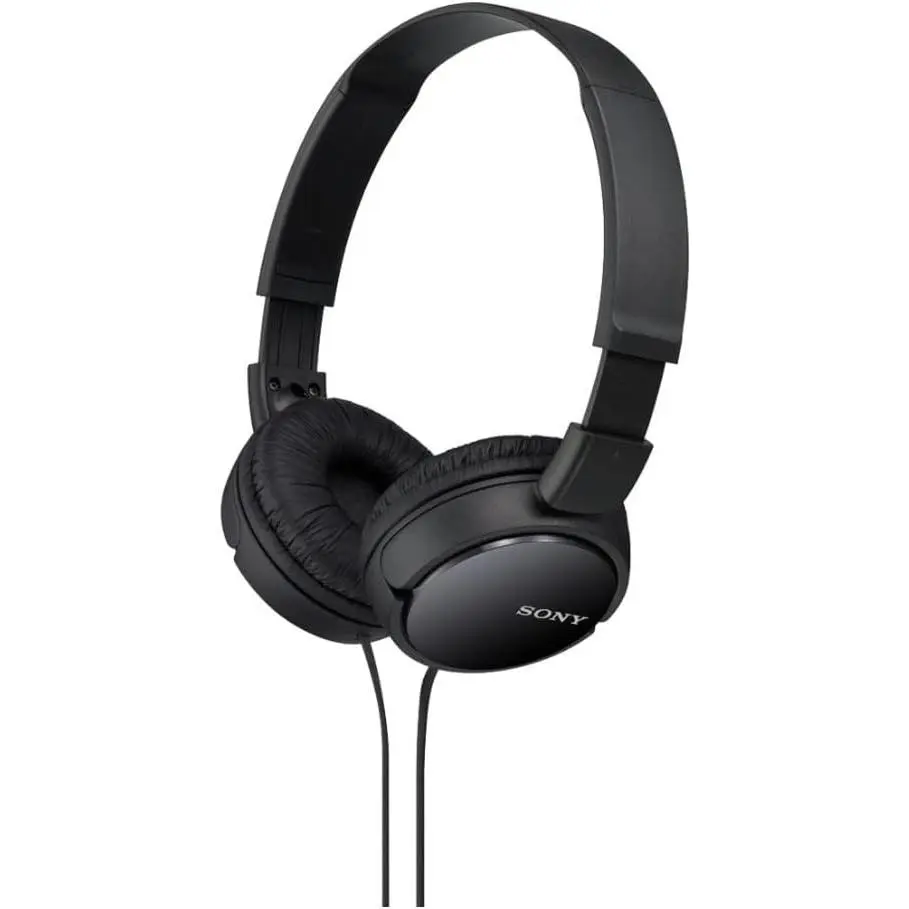 ZX Series Wired On-Ear Headphones, Black MDR-ZX110 ZX Series Wired On-Ear Headphones, Black MDR-ZX110