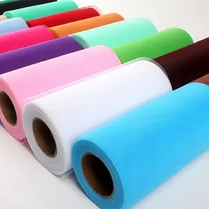 14.4 Inch 33.68 Yard Netting Roll, Multi-Color DIY Lightweight Mesh, Wedding Birthday Decoration, Tutu Fabric for Parties, 37.5cm X 30m