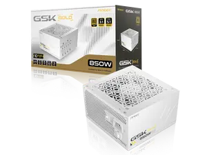 ANTEC GSK850 V2 White ATX3.1, 750W Full Modular PSU, 80 PLUS Gold Certified, PCIE 5.1 Support, PhaseWave Design, Zero RPM Manager, 120mm Silent Fan, 10-Year Warranty, High-Quality Braided Cable