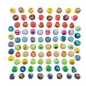 2" Bulk 100 Pc. Mini Mega Everyday Fun Vinyl Kick Ball Assortment