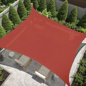 Gorilla Grip Heavy Duty Sun Shade, UV Protection Fade Tear and Rust Resistant Rectangle Sunshade Canopy, Curved Edges Blocks Sunlight, Breathable Sail, Outdoor Patio, Lawn Garden
