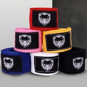 Boxing Training Bandages, 2 Counts Sports Bandages, Hand Wraps for Sanda, Kick Boxing Training, Martial Arts Protective Gear, Boxing Equipment