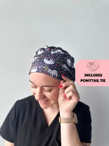 DuoStyle Scrub Hat - Sloths