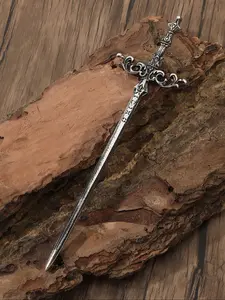 Viking Retro Wave Rune Sword Hair Stick, Nordic Norwegian Style Hairpin, Trendy Fashion Accessory for Parties, Perfect Gift for Valentine's Day, Mother's Day, and Birthdays, Fashion Hairpins
