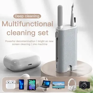 Cleaner Kit for Airpods Pro 1 2 3,5 in 1 Multi-Function Earbuds Cleaning Tool, Electronic Cleaner Kit for iPhone Charging Port,Phone Speaker,Earpods,Headphone,Earphone,Laptpo,Scree,iPod Case