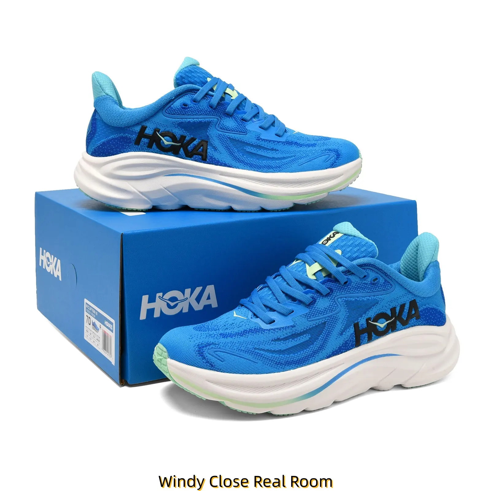 High-saturation Blue Lightweight Sports Shoes With Quick Moisture-wicking Mesh Upper, Fit for Cardio Workouts, Urban Strolls and Striking Casual Outfit Matching
