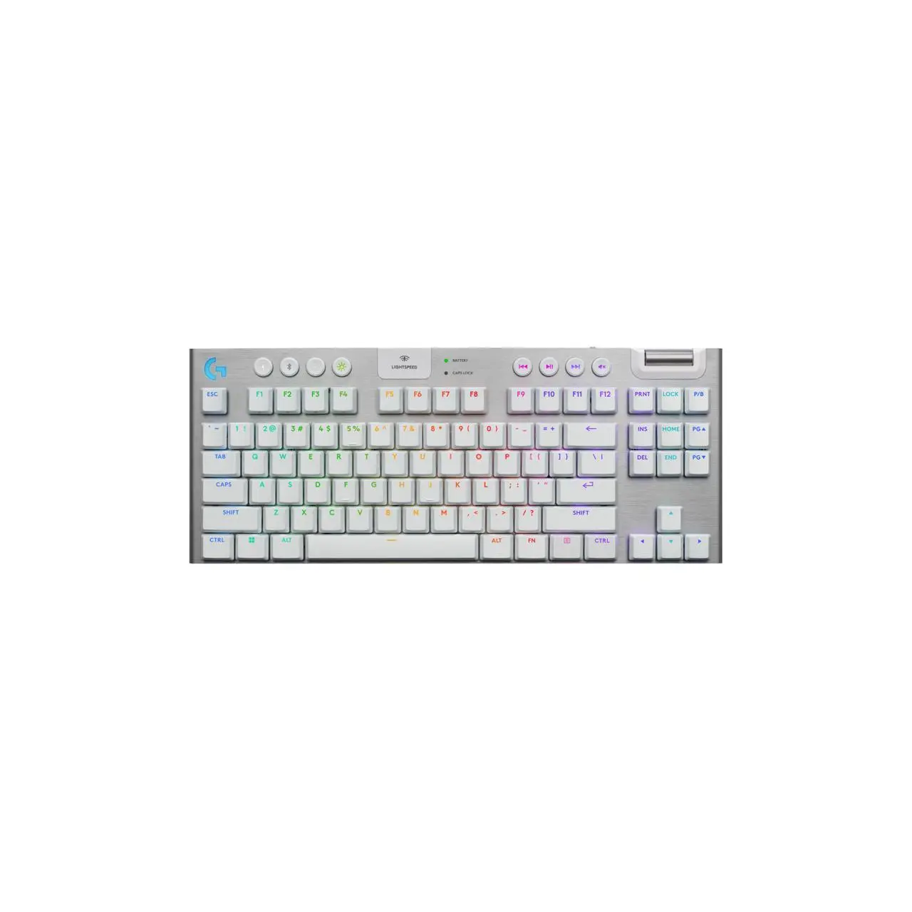 Logitech G915 X LIGHTSPEED TKL Tactile Wireless Gaming Keyboard - White