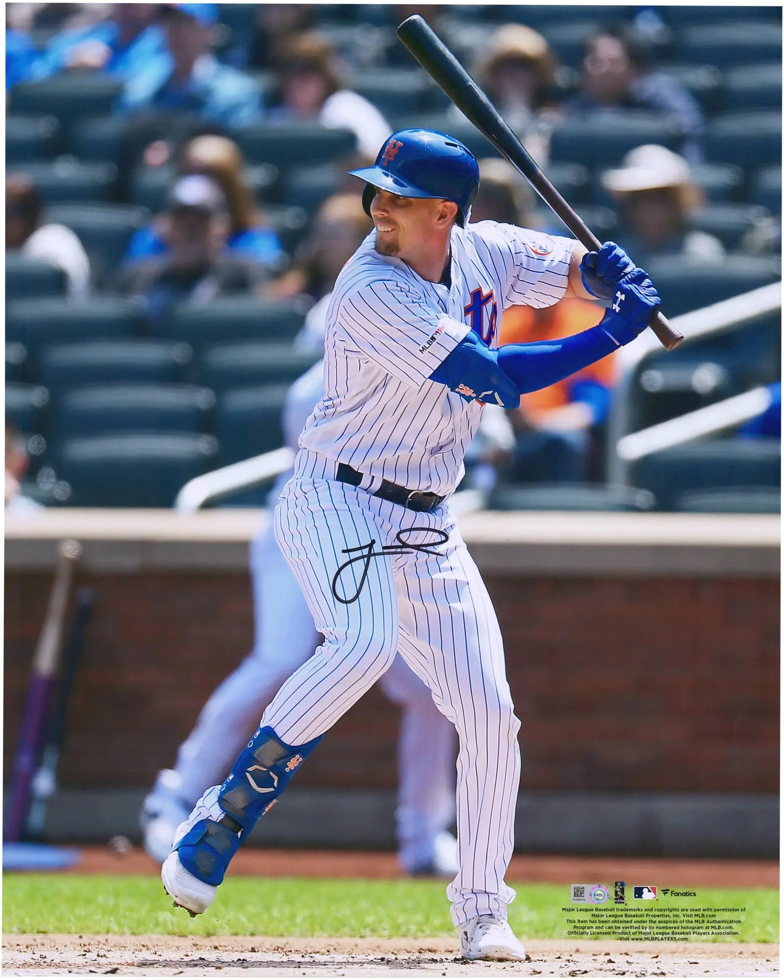 Jeff McNeil New York Mets Autographed 16" x 20" Hitting Photograph - Fanatics Authentic Certified