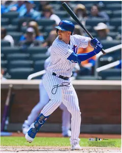 Jeff McNeil New York Mets Autographed 16" x 20" Hitting Photograph - Fanatics Authentic Certified