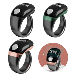 LCD Electronic Digital Tally Counter Ring | Type-C Rechargeable Finger Counter for Stitch, Row Marking & Daily Counting smart rep counter 2026
