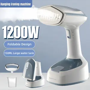 1200W Foldable Handheld Clothes Steamer | 25s Fast Heat Up 20g/min Powerful No-Leak Steam Iron Wrinkle Remover for Travel Home Office