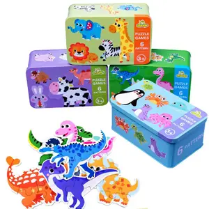 Montessori Baby Puzzle Games Educational Toys Wood 3D Puzzle Board Children's Jigsaw Puzzle Wooden Puzzles For Kids 2 to 4 Years