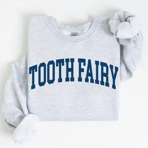 [Sale off up to 50%] Tooth Fairy Sweatshirt - Dental Sweatshirt - Cute Dental Hygienist Crewneck - Dentist Gift - Dental Sweater - Dental Assistant RDH Shirt