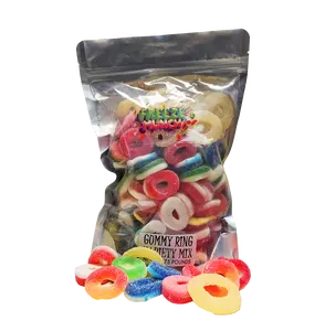 Gummy Ring Gummy Mix Big 1.75 Pounds Bag - Rings Only Variety Mix Gummy Snack Pack - Gummy Ring Salad