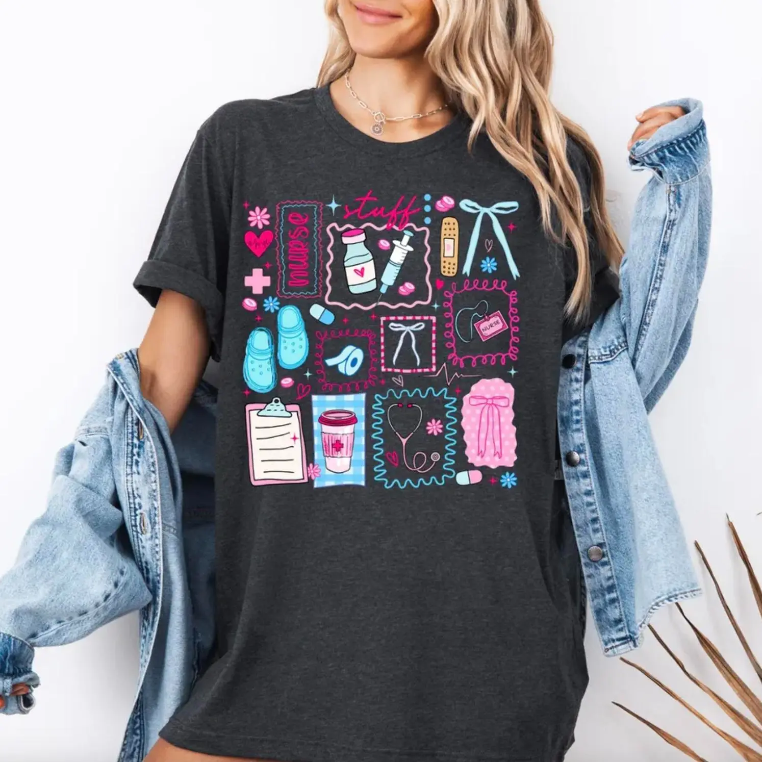 Nurse T-Shirt, New Nurse Sweatshirt, Nursing School Sweater, Nurse Graduation Gift Shirt, RN Tee, Nursing Life Tee, ER Hoodie, CNA ICU Outfit For Her