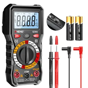 Multimeter with Backlit LCD,Ohm Volt Amp Meter,Non Contact Voltage Tester Measures DC AC Voltage,Current,NCV,Resistance,Continuity,Diodes,Electric Tools for Automotive Battery Test