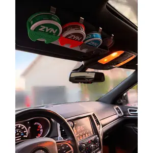 ZYN 3D Printed ZYN Vehicle Sun Visor Holster - Secure Access for ZYN Containers, Available in Multiple Colors & Text Options, Non-Toxic PLA Material, Durable Design - Car Console Organizer