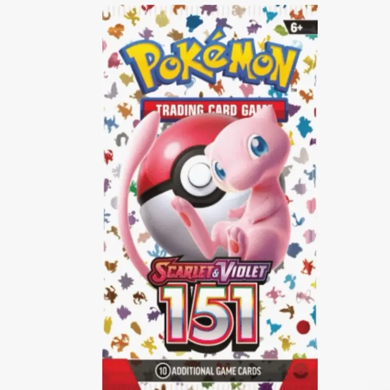 English Pokemon 151 Booster Pack (1) for tik tok live opening only