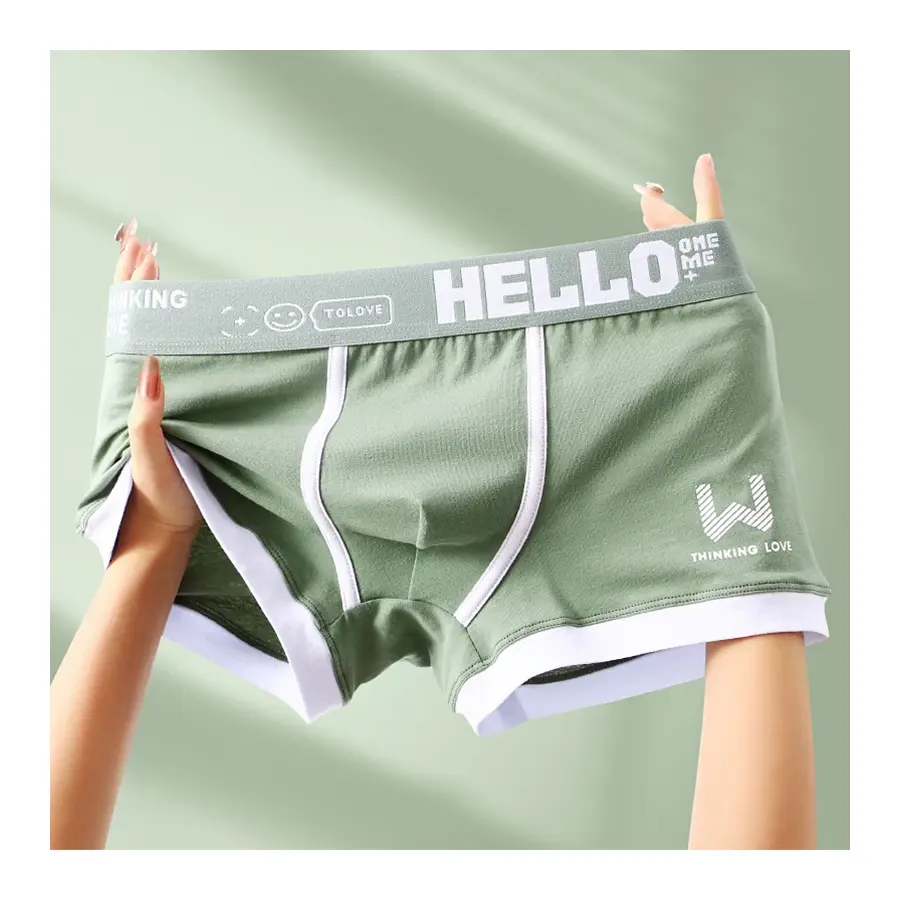 Men Panties Cotton BoxerShorts Man Underwear Mens Boxers Breathable U Convex Male Underpants Sexy Plus Size cuecas calzoncillos