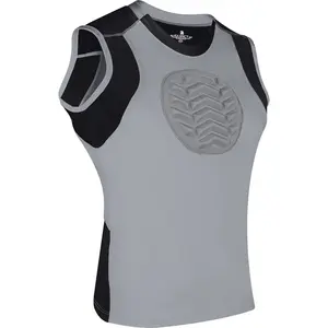 Exxact Sports Youth Baseball Chest Protector, Sternum Chest Guard, Baseball Chest Protector Youth Softball Chest Protector Girls Youth  (Gray)