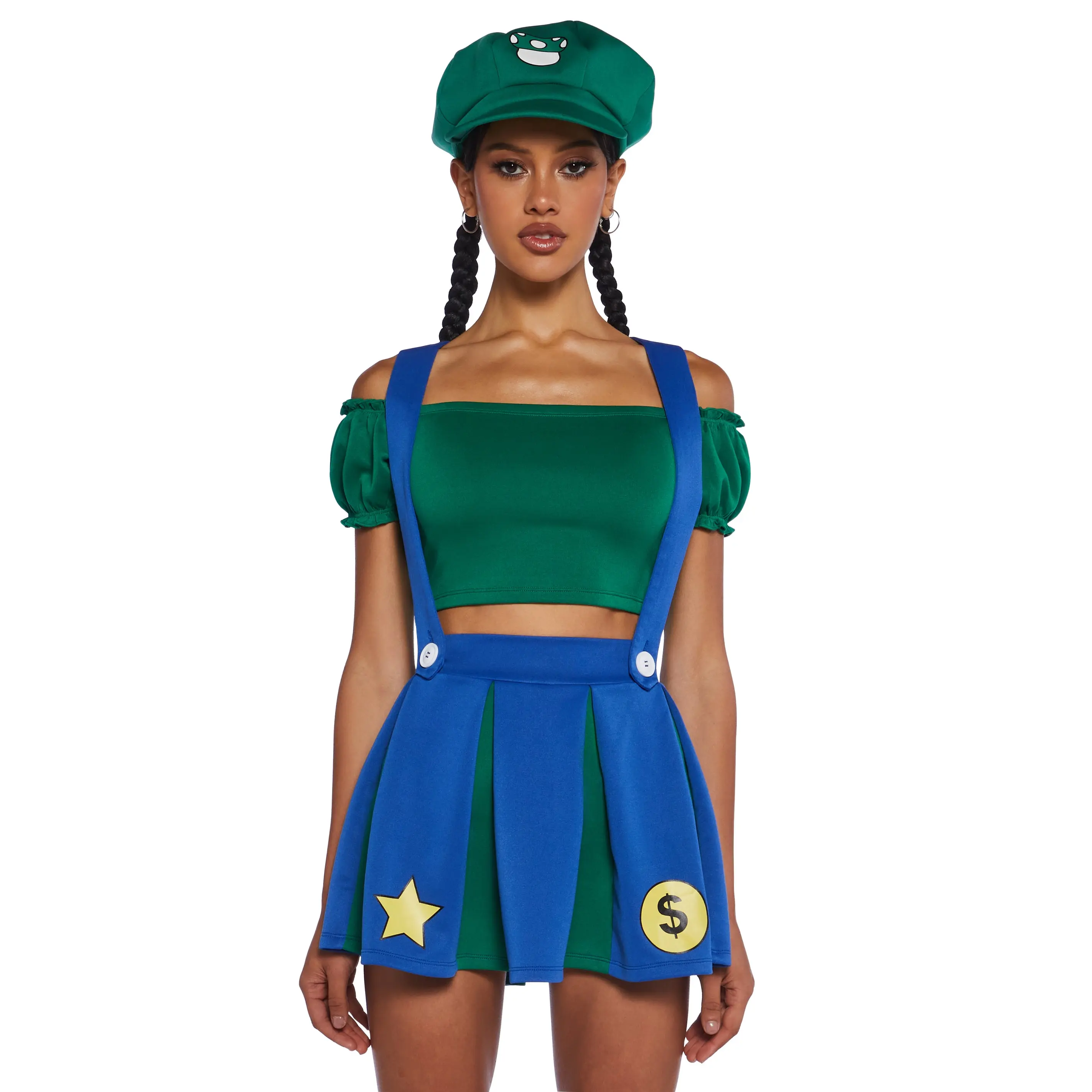 Let's-A Go Cheerleader Costume Let's-A Go Cheerleader Costume