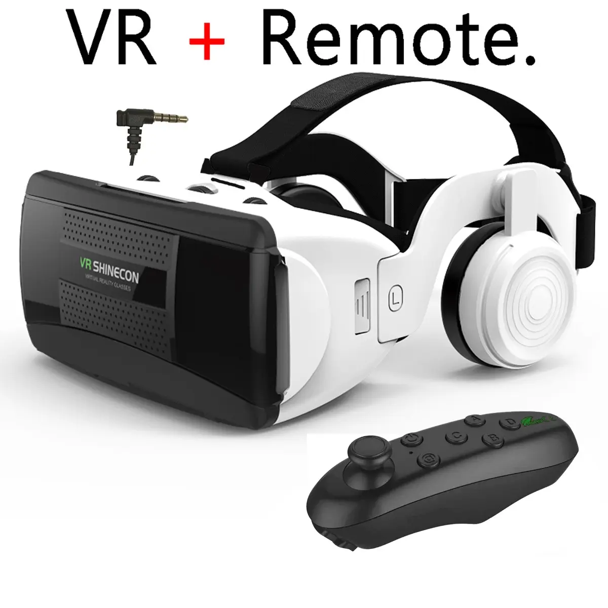 Virtual Reality 3D VR Glasses, Virtual Reality Headset, VR Headsets, Smart & Wearable VR Glasses Goggles Compatible with iPhone Android Smartphones Remote Control Wearable Devices