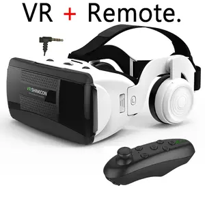 Virtual Reality 3D VR Glasses, Virtual Reality Headset, VR Headsets, Smart & Wearable VR Glasses Goggles Compatible with iPhone Android Smartphones Remote Control