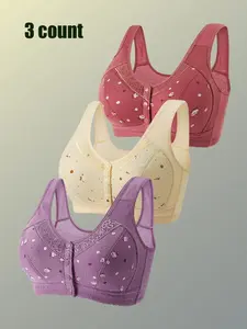 Ultimate Comfort Wireless Bra Set, Fashionable Casual Design for Daily Wear, Wide Strap No Underwire, Multiple Sizes Available