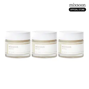 [mixsoon Official Shop] Bean Cream Trio (50ml x 3) - Intensive Facial Cream, Korean Moisturizer for Glass Skin