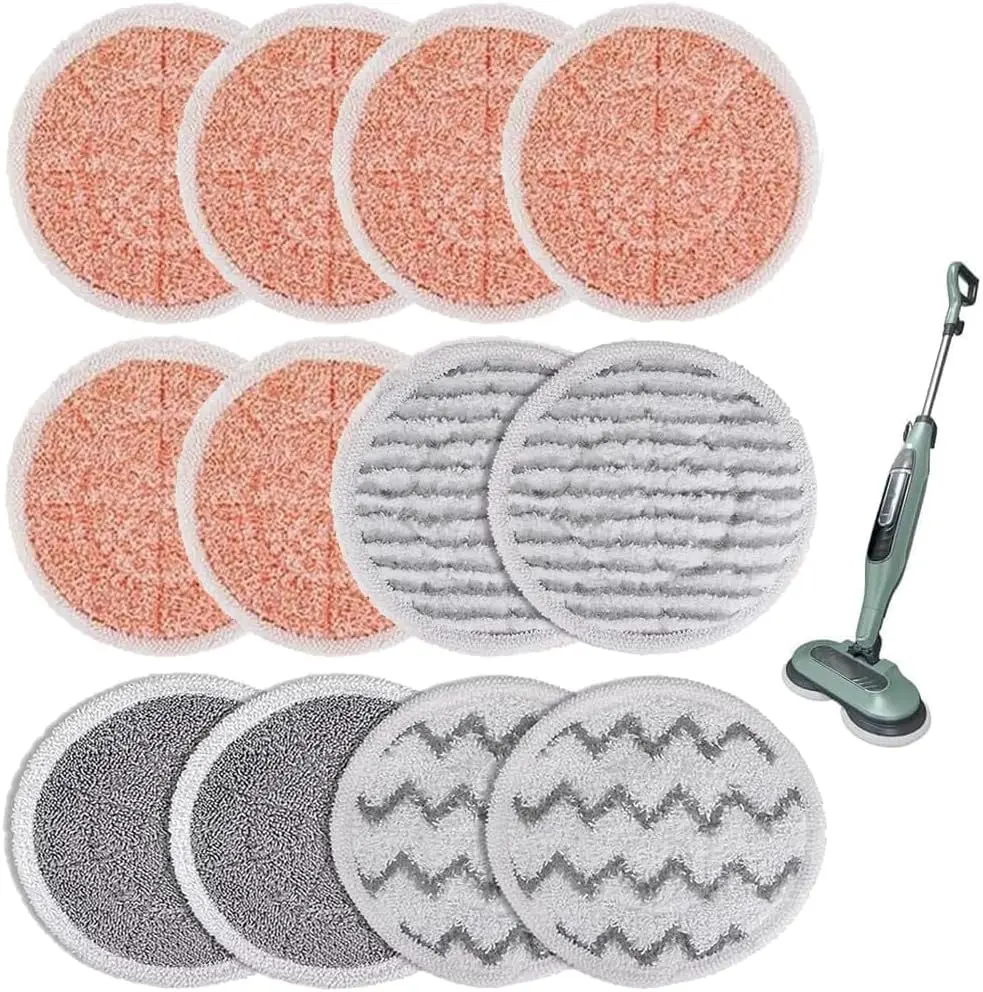 Steam Mop Replacement Pads for  S8201 S8001 S7000 S7000AMZ S7001 S7001TGT S7000 S7201 S7000C Series Steam & Scrub -in-One Hard Floor  Mop  Refill - #: XKITP7000 (6+2+2+2)