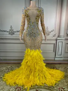 Yellow Jackie Long Dress Yellow Jackie Long Dress