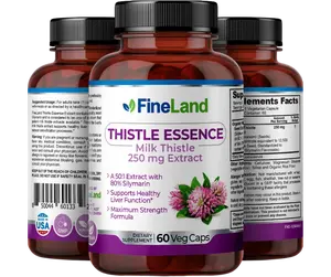 FineLand THISTLE ESSENCE Supports Healthy Liver Functions, Maximum Strength Formula Healthcare Fitness