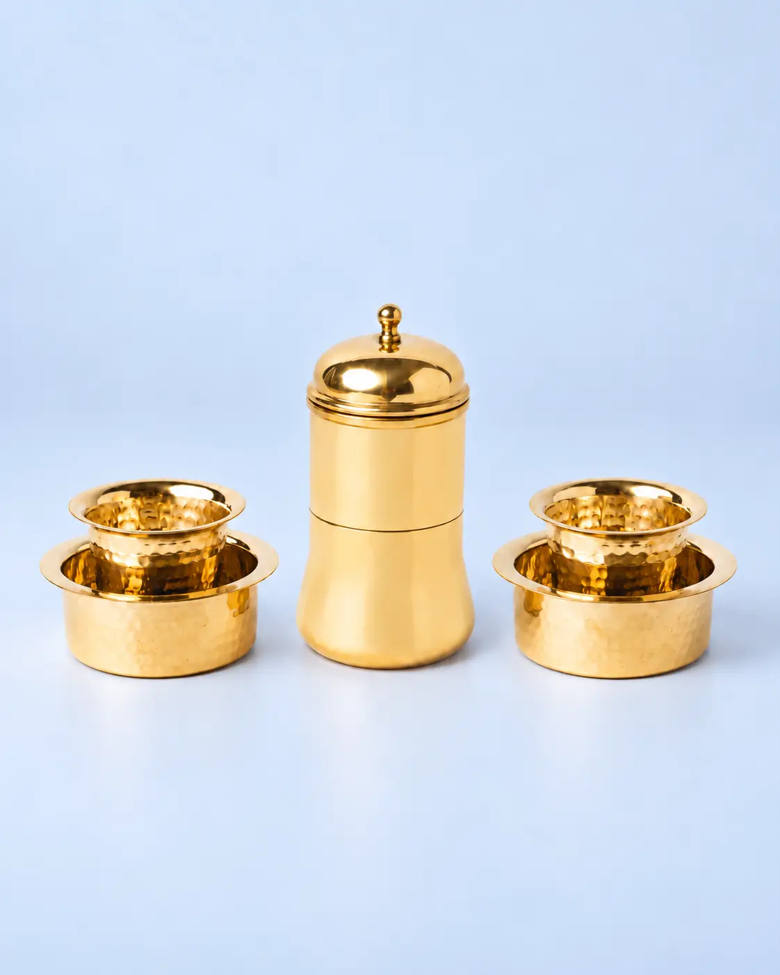 Brass Tea and Coffee Drinkware set