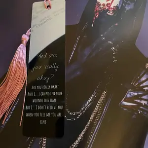 Sleep Token Inspired Metal Bookmark - Are You Really Okay?