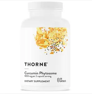 THORNE - Curcumin Phytosome 1000 mg (Meriva) - Clinically Studied, High Absorption - Supports Healthy Inflammatory Response in Joints, Muscles, GI Tract, Liver, Brain & Nerves* - 60 Servings