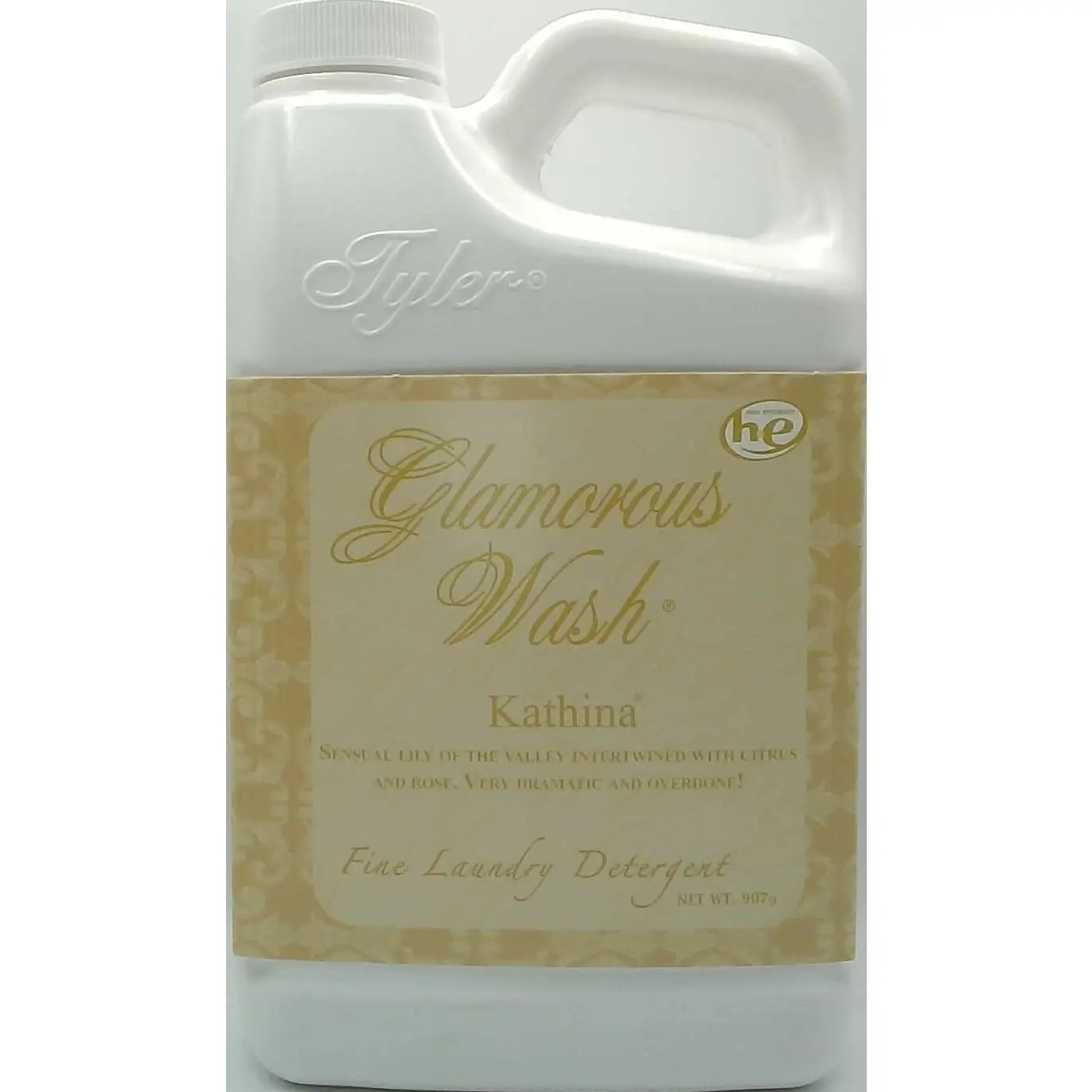 Tyler Candle Company Concentrated Liquid Laundry Detergent - Kathina Fragrance with Citrus, Rose, Fresh Scents, Smoothening, Hypoallergenic All-Natural Biodegradable Fabric Freshening All-Purpose Cleaner - 907g/32oz, Fabric Freshening All-Purpose Cleaners