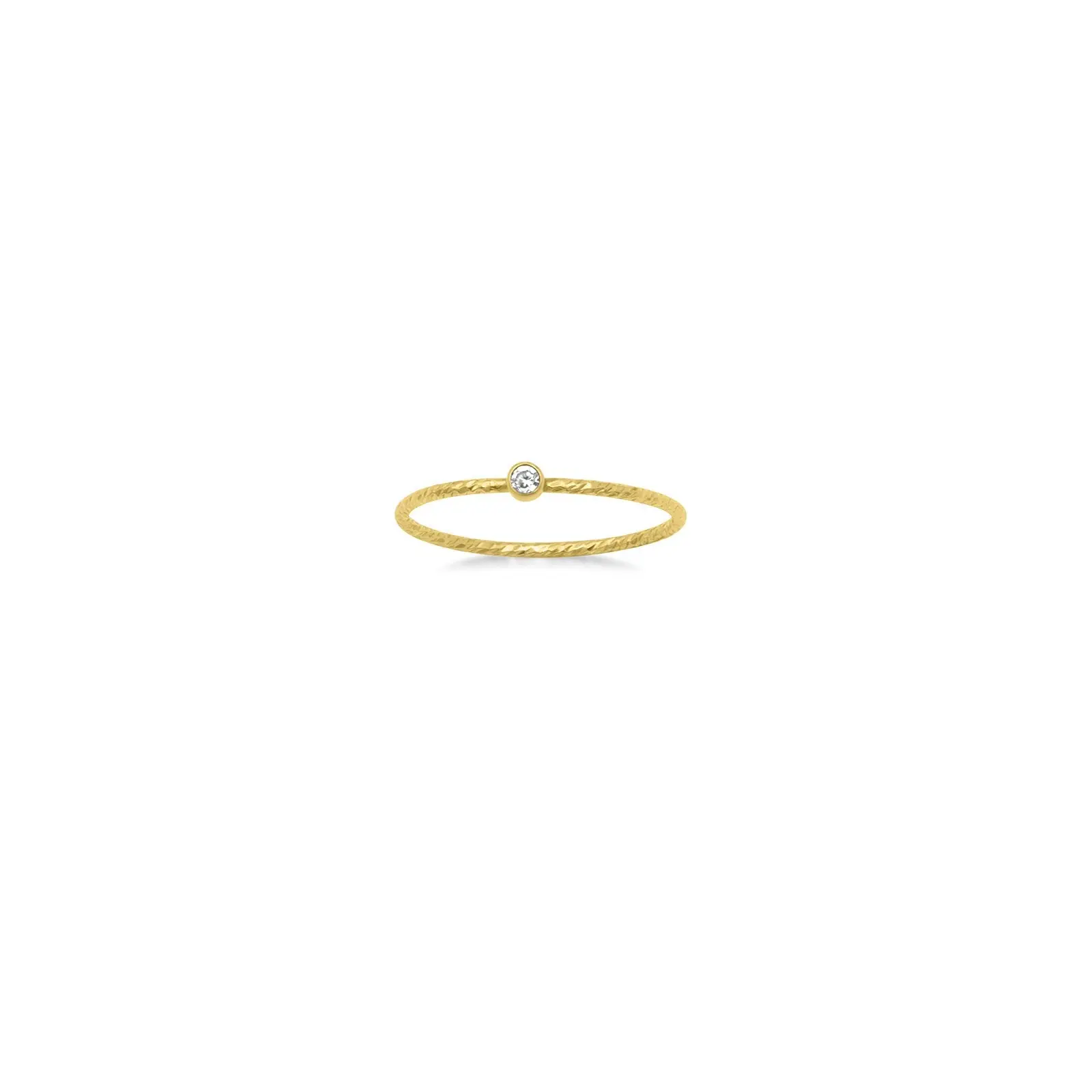 Gold Filled Bezel Ring in 14K Gold Filled
