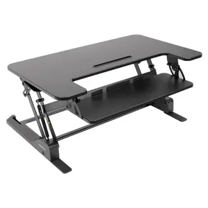 Wide Standing Desk Converter with Gas Spring