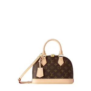 Pre-owned Louis Vuitton coated canvas Tote Bags alma bb