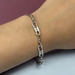 Fishers of Men – Sterling Silver Cross Link Bracelet - Christian Jewelry