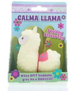 Calma Llama Stress Toy – Squeeze Away the Drama! 🦙💆‍♀️